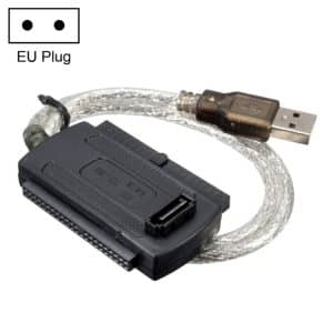 Universal USB 2.0 to IDE & SATA Adapter Cable, 55cm Length - Easy Data Transfer