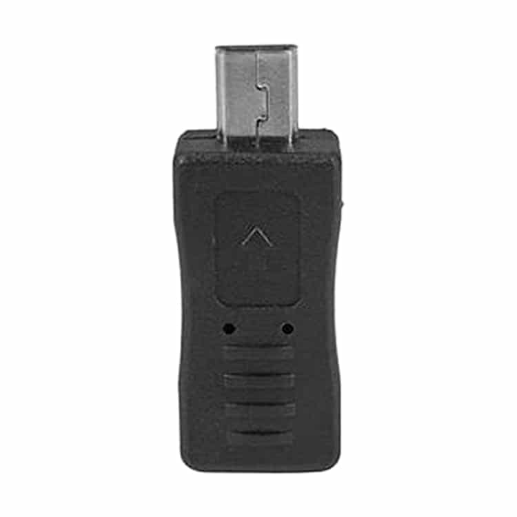 USB 2.0 Mini to Micro USB Female Adapter - Black • Compact & Versatile 3 Usb 2.0 Mini To Micro Usb Female Adapter - Black • Compact &Amp; Versatile - Image 3