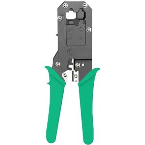 Green 8P8C Handle Networking Crimper Pliers Tool - Easy Network Cable Termination