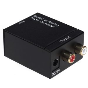 Upgrade Your Sound: Digital to Analog Audio Converter in Stylish Black
