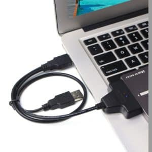 Dual USB 2.0 to SATA Adapter Cable for 2.5" HDD/SSD - Plug & Play Ease