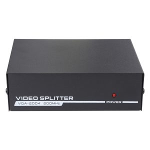 Enhance Your Display: Mini 4-Port VGA Splitter for Clear Video Sharing