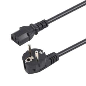 1.8m EU Plug PC Power Cord - Reliable 3 Pin Cable for Your Computer