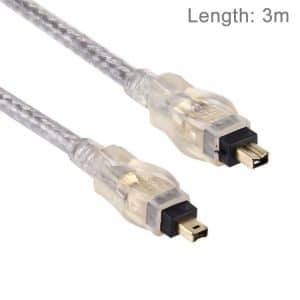 3m Gold Plated Firewire IEEE 1394 4Pin Male to 4Pin Male Cable
