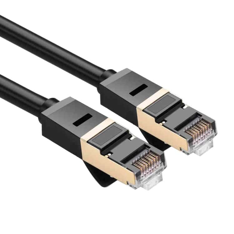 CAT7 Gold Plated 1m LAN Network Cable - Dual Shielded Full Copper 1 Cat7 Gold Plated 1M Lan Network Cable - Dual Shielded Full Copper
