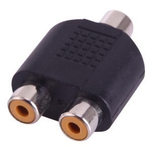 Dual RCA Female to Female Adapter, Black - Enhance Your Sound System
