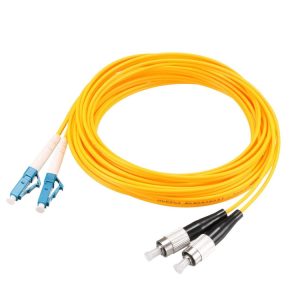 3m LC-FC Dual-Core Fiber Optic Jumper for Reliable Data Transmission