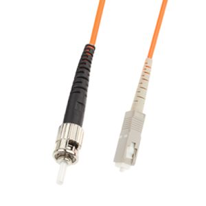 3m SC-ST Single-Core MM Fiber Optic Jumper - High-Speed Connectivity