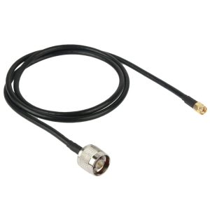 100cm N Male to RP-SMA Converter Cable - Enhanced Connectivity in Black