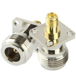 SMA to N Adapter(Silver) - High-Quality Connection for Enhanced Signal Transfer