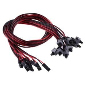 Enhanced Performance: 10 PCS PC Chassis Power Switch Cable Kit