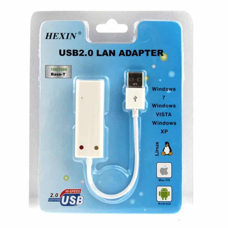 Hexin 100/1000Mhps Base-T USB LAN Adapter Card for Tablet/PC/Macbook 5 Hexin 100/1000Mhps Base-T Usb Lan Adapter Card For Tablet/Pc/Macbook - Image 5