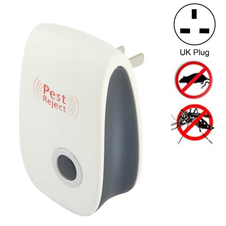 Ultrasonic Electronic Pest Reject Repeller, US Plug, Cockroach Mosquito Control 1 Ultrasonic Pest Repeller With Uk Plug, Eco-Friendly Insect Control, And Rodent Deterrence, Noise-Free Pest Reject Device For Homes And Businesses.