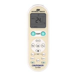 Chunghop Universal A/C Remote Control | Q-988E | White | Easy Operation & Setup