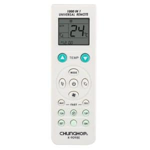Chunghop Universal A/C Remote Control - Effortless Cooling Management (White)