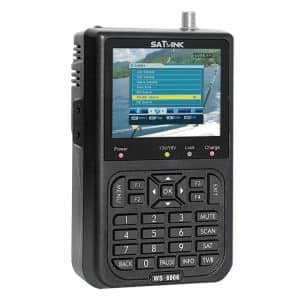 SATLINK WS6906 3.5" LCD Portable Satellite Finder - Colour Screen, Digital Meter