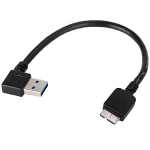 USB 3.0 Right Bend Adapter Cable, 12cm Length – Fast Data Transfer