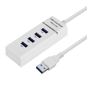 BYL-P104 USB 3.0 Hub Splitter with LED Display - Super Speed Data Transfer
