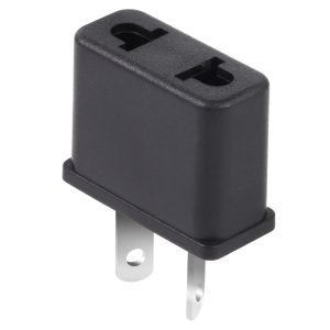 Universal Travel Power Socket Plug Adaptor US/EU to AU Plug (Black)