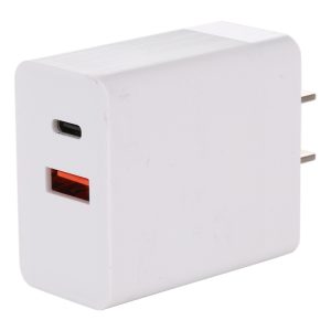 24W PD + QC3.0 Fast Charger US Plug - Rapid Power Adapter for Quick Charging