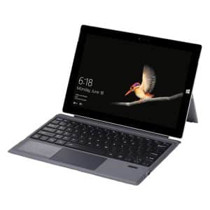 Universal Magnetic Bluetooth Keyboard Leather Case for Microsoft Surface Pro: 1089A-C
