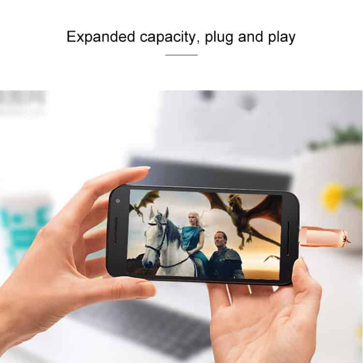 Kinzdi 32GB USB + Type-C Metal Twister Flash Disk V8 - High-Speed Storage Solution 7 Expanded Capacity, Plug And Play Portable Power Bank With Fast Charging And Versatile Compatibility For Mobile Devices.