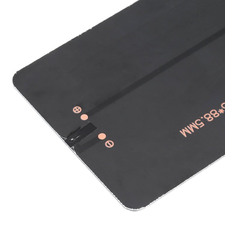 DIY Solar Panel Module Cell | 5.5V 1.5W 290mAh | 135 x 88.5mm Ideal for Projects 6 High-Quality Black Solar Panel With Copper Wiring For Efficient Energy Conversion. Perfect For Residential And Commercial Solar Power Applications, Showcasing Durable Design And Advanced Photovoltaic Technology.