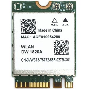 DW1820A 867Mbps M.2 NGFF WiFi Card - Upgrade to Fast 802.11ac BT4.1 Connection