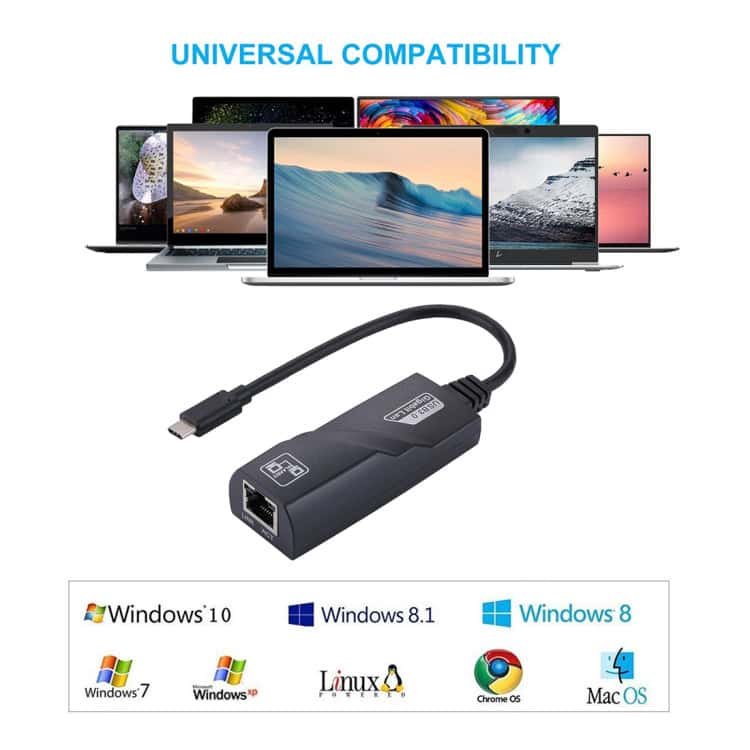 15cm USB-C to RJ45 Gigabit Ethernet Adapter - Fast Network Connection 10 15Cm Usb-C To Rj45 Gigabit Ethernet Adapter - Fast Network Connection - Image 10