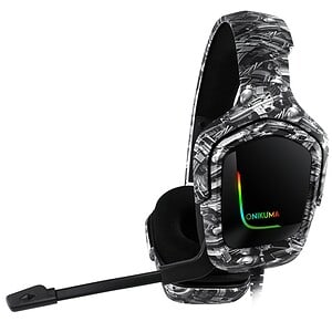 Wireless Gaming Headset With Colorful Led Display, Adjustable Microphone, And Ergonomic Design For Immersive Gaming Experiences. Perfect For Gamers Seeking High-Quality Sound And Comfort.