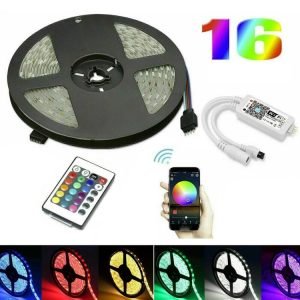 5M 5050 RGB LED Strip Light WIFI Smart Home Kit - Not Waterproof