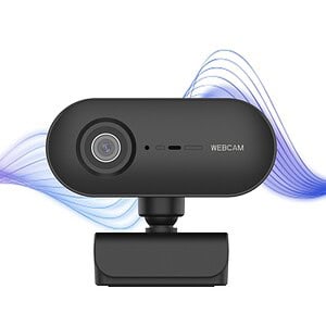 C7 Pro 1080PHD Autofocus Webcam with Mic - 360° Rotating, Driver-free