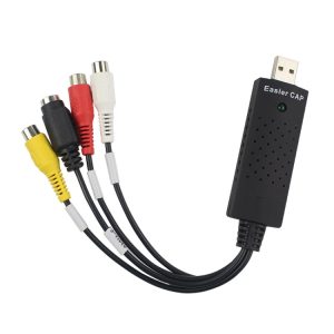 USB 2.0 Video + Audio RCA Female to Female Connector for TV/DVD/VHS, Vista 64/Win 7/8/10/Mac OS