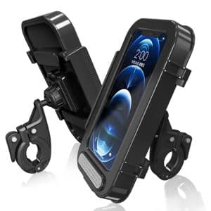 Waterproof Bike Phone Holder for 4.7-6.8 Inch Mobile | Handlebar Mount