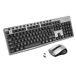Wireless KB6600 Keyboard & Mouse Set - 104 Keys, 2.4G Connection - Ultimate Combo