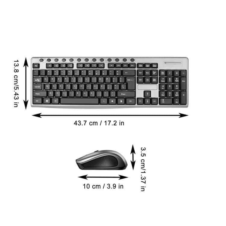 Wireless KB6600 Keyboard & Mouse Set - 104 Keys, 2.4G Connection - Ultimate Combo 6 Wireless Kb6600 Keyboard &Amp; Mouse Set - 104 Keys, 2.4G Connection - Ultimate Combo - Image 6