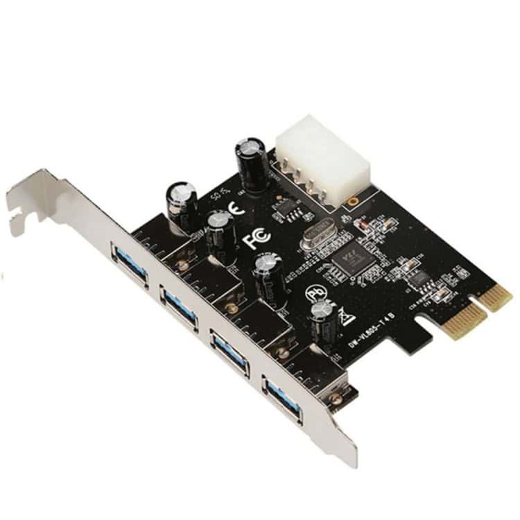 High-Speed 4 Port USB 3.0 PCI-E Expansion Card for Rapid Data Transfer 2 High-Speed 4 Port Usb 3.0 Pci-E Expansion Card For Rapid Data Transfer - Image 2