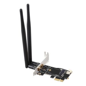 High-Speed TXB001 PCIE-1X to NGFF-Ekey Adapter with Dual Antenna