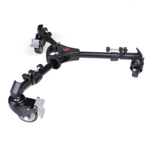 Adjustable camera tripod mount with locking clamps for stable photography and videography setups flexible positioning for professional and amateur use.