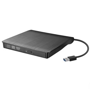 High-Speed USB 3.0 Brushed External CD/DVD-RW Drive - Player for General Public
