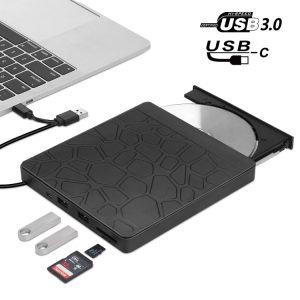 Ultimate USB3.0 External DVD Drive with SD Slot – CD DVD +/-RW Burner