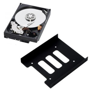 Metal Mount Adapter HDD SSD Bracket - 2.5-3.5 Inch Hard Drive Upgrade Kit