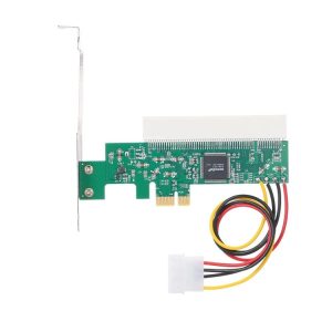 PCI-E to PCI Adapter Card Converter with 4Pin Power Supply - Enhance Connectivity