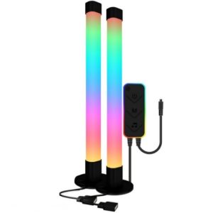 Sync & Glow: Smart Music WiFi Night Light with 2 LED Light Tubes