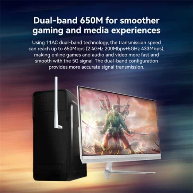 LB-LINK WDN650A Dual Band 650M USB Wireless Network Card - Fast & Reliable 3 Lb-Link Wdn650A Dual Band 650M Usb Wireless Network Card - Fast &Amp; Reliable - Image 3