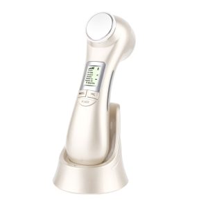 RadiantSkin 5-in-1 Facial Beauty Device: Anti-Aging EMS, RF, LED Photon