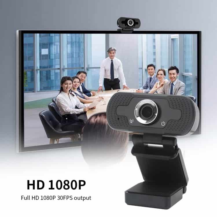 1080P HD Webcam with Noise-Canceling Mic - Perfect for Skype, Streaming 2 1080P Hd Webcam With Noise-Canceling Mic - Perfect For Skype, Streaming - Image 2
