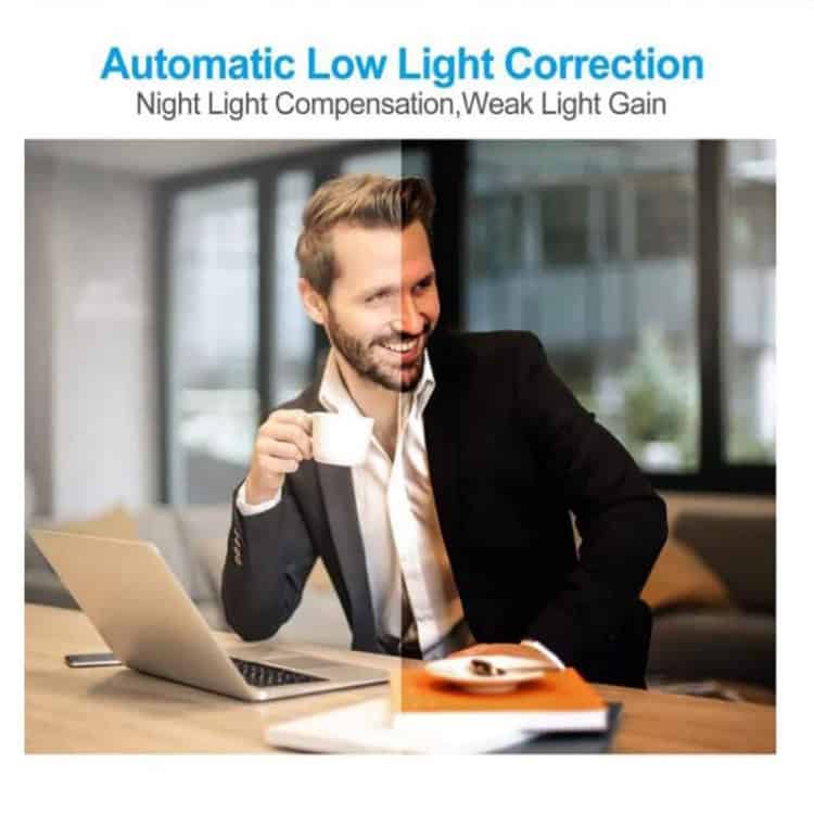 1080P HD Webcam with Noise-Canceling Mic - Perfect for Skype, Streaming 4 1080P Hd Webcam With Noise-Canceling Mic - Perfect For Skype, Streaming - Image 4