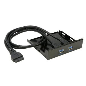 High-Speed 2-Port USB 3.0 Front Panel Hub for PC