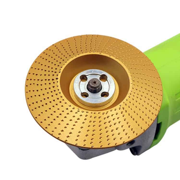 Woodworking Sanding Thorn Disk for Angle Grinder - Polishing & Grinding Accessories 5 High-Precision Circular Saw Blade With Gold Coating And Diamond Grit Surface For Professional Cutting Tools And Industrial Applications.